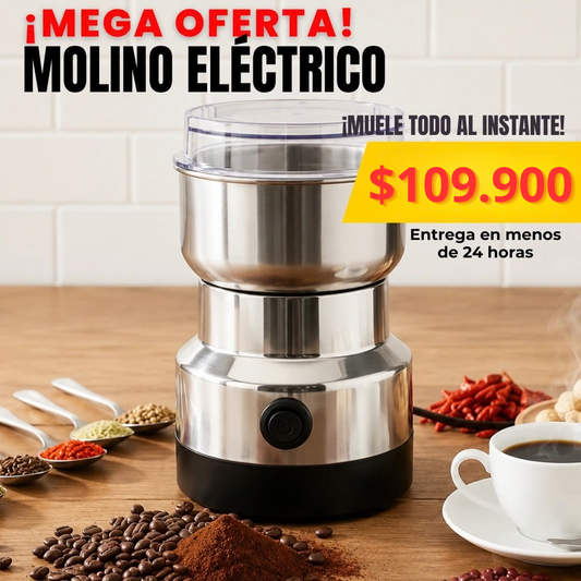Molino Electrico - Conserva el aroma y frescura del café