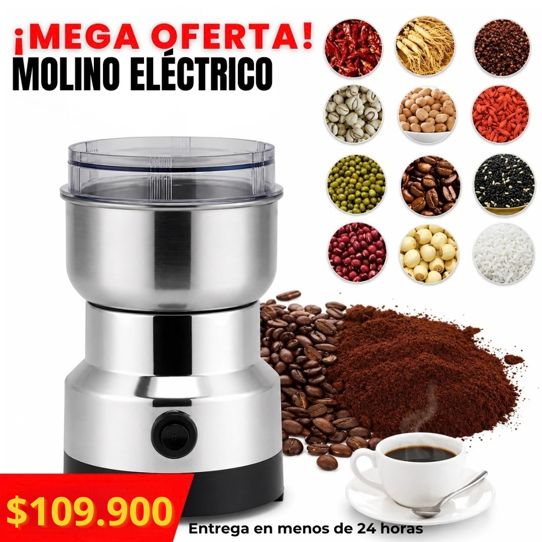 Molino Electrico - Conserva el aroma y frescura del café