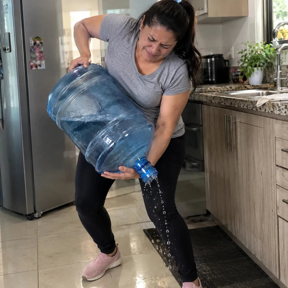 Soporte para botellón de 20 L · Sirve agua sin cargarlo - Imagen 2