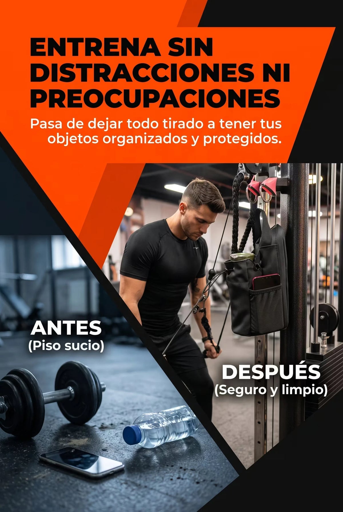 Bolso Para Termo con Iman Gimnasio - Imagen 2