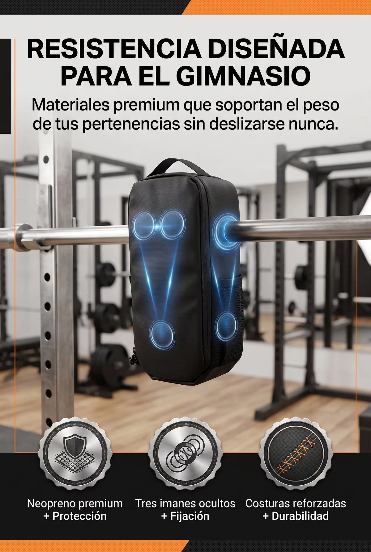 Bolso Para Termo con Iman Gimnasio - Imagen 4