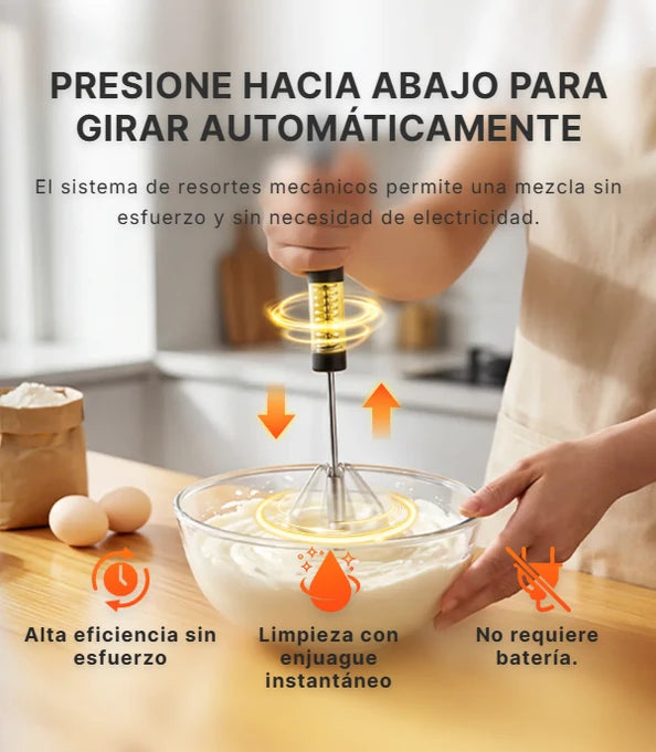 Batidora semiautomática de acero inoxidable - para mezclas rápidas - Imagen 4