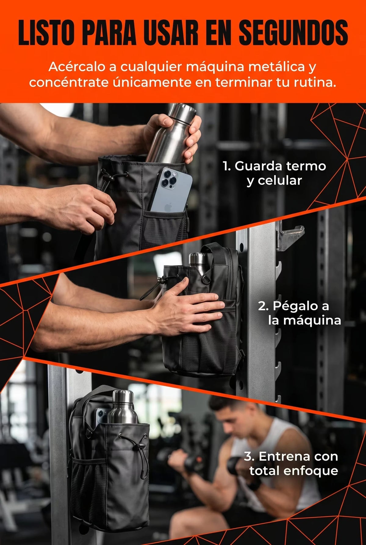Bolso Para Termo con Iman Gimnasio - Imagen 5