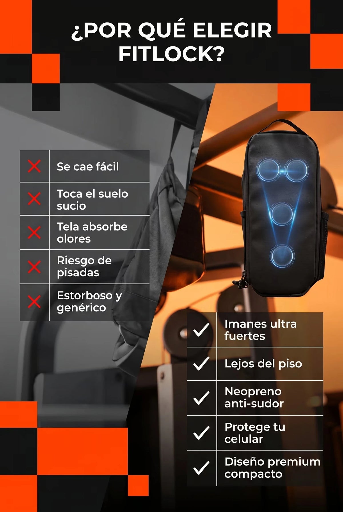 Bolso Para Termo con Iman Gimnasio - Imagen 8